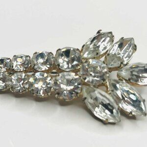 ✨ Vintage Crystal Rhinestone Brooch | 7 cm | Europe | 1960s–1970s
